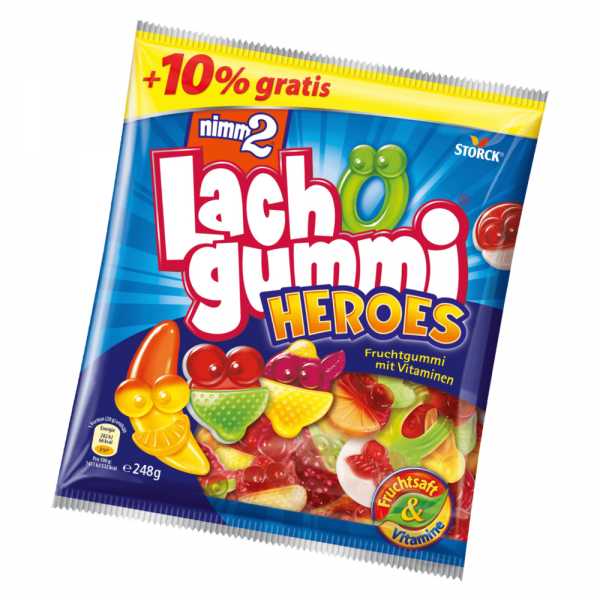 nimm2 Lachgummi Heroes 225g+10% 248g