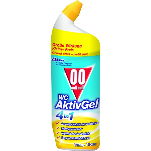 00 WC Aktiv Gel Citrus 4in1 WC-Reiniger 750ml