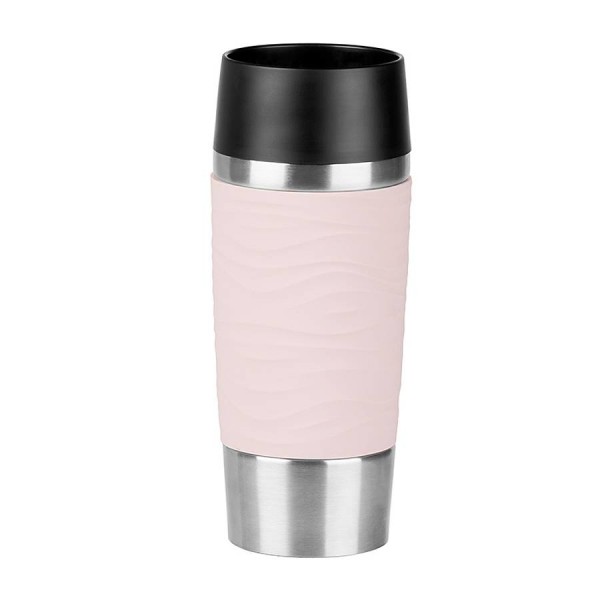 EMSA Travel Mug Waves Isolierbecher puderrosa 360ml