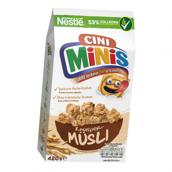 Nestle Knusper-Müsli Cini-Minis 420g