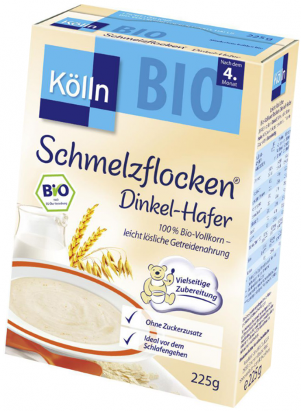 Kölln Bio Schmelzflocken Dinkel-Hafer 225g