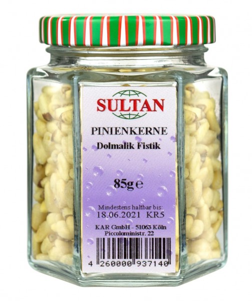 Sultan Pinienkerne Glas 85g