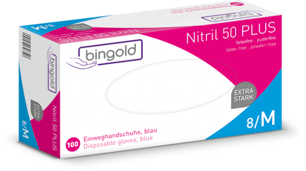 BINGOLD Nitril 50PLUS blau