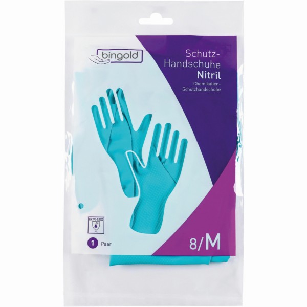 BINGOLD Schutzhandschuhe Nitril, grün