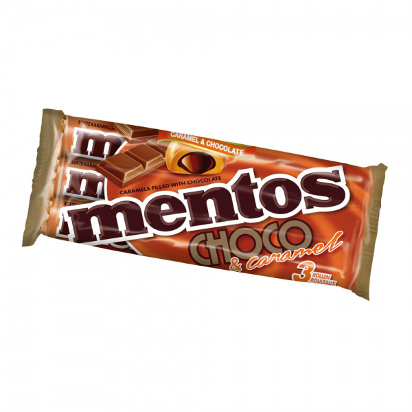 mentos Choco Karamell & Schokolade 3x38g