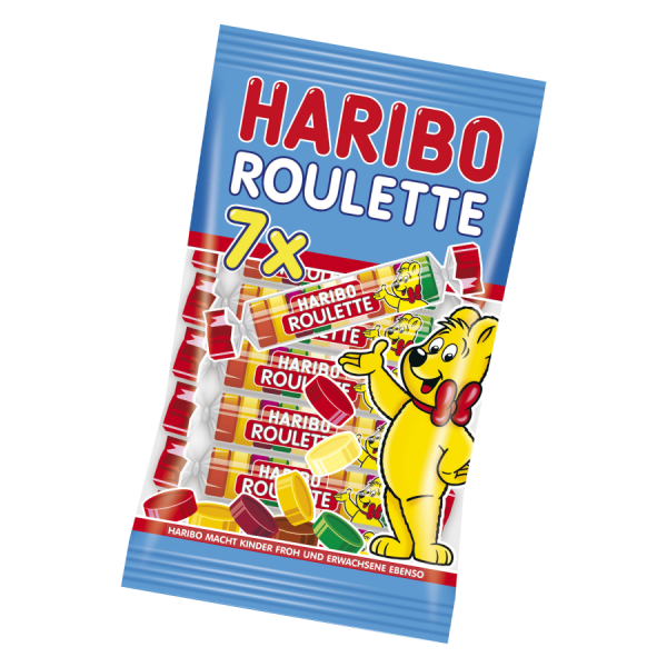 Haribo 175g Fruchtgummi Rollen 7er