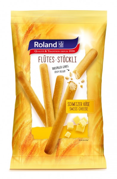 Roland Swiss Flûtes Stöckli Käse 125g