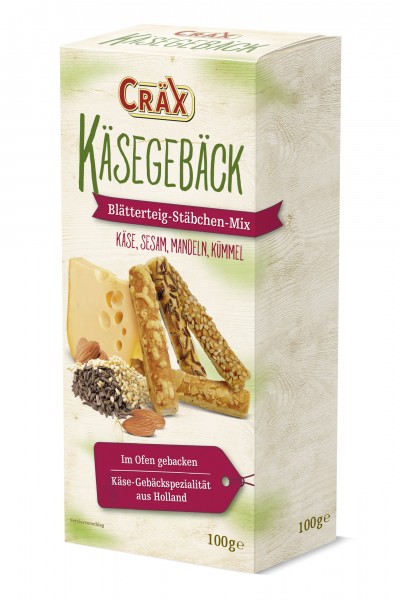 Cräx Käseblätterteig Stäbchen Mix 100g
