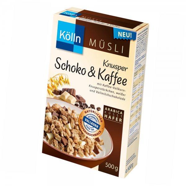 Kölln Müsli Knusper Schoko & Kaffee 500g