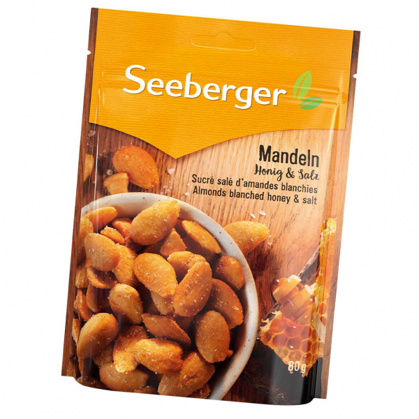 Seeberger Mandeln Honig & Salz 80g