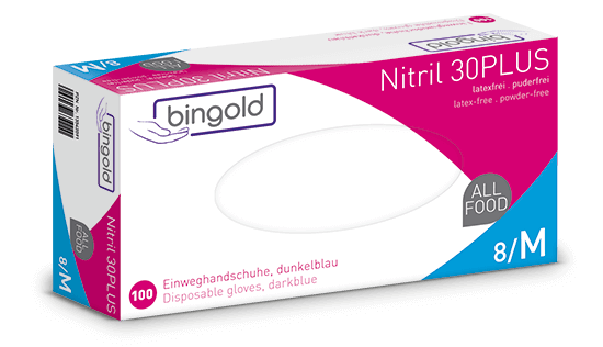 BINGOLD Nitril 30PLUS violettblau