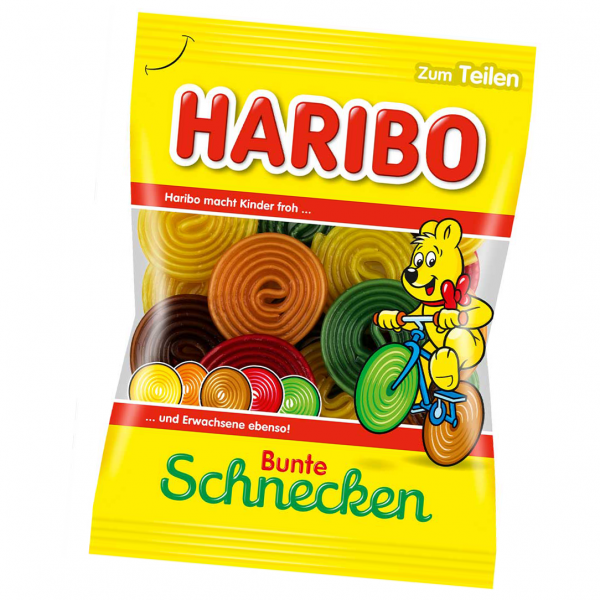 Haribo 175g Frucht Cola Schnecken