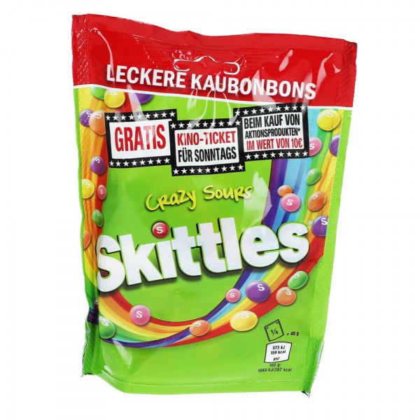 Skittles Crazy Sours 160g