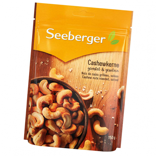 Seeberger Cashewkerne geröstet, gesalzen 150g