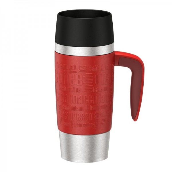 Emsa Isolier-Trinkbecher Travel Mug Handle rot 360ml