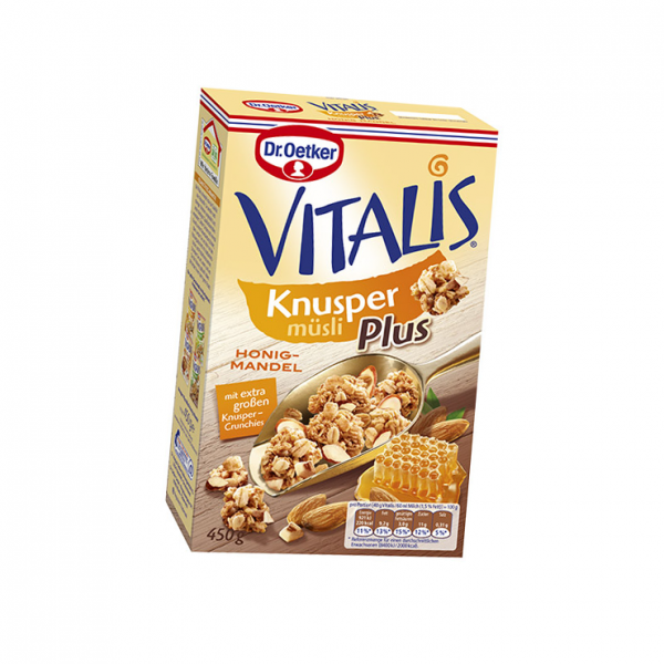 Vitalis KnusperPlus Honig-Mandel 450g