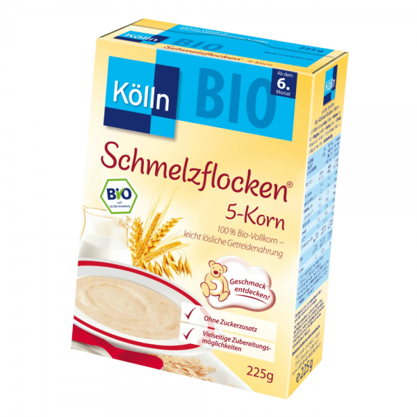 Bio Kölln Schmelz-Flocken 5-Korn 225g
