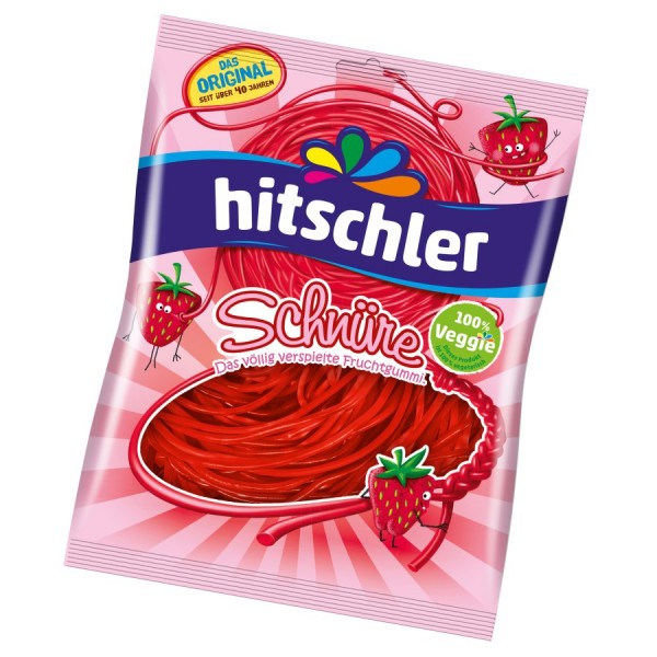 hitschler Schnüre Erdbeer 125g