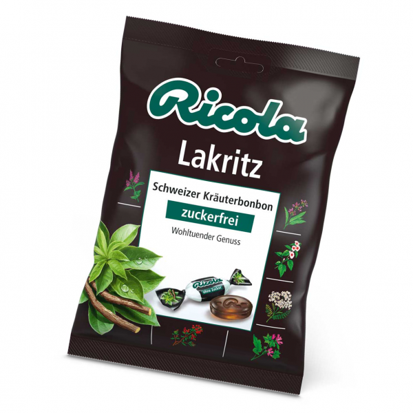 Ricola Lakritz Stevia 75g