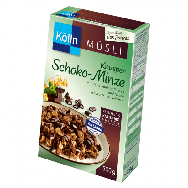 Kölln Müsli Knusper Schoko-Minze 500g