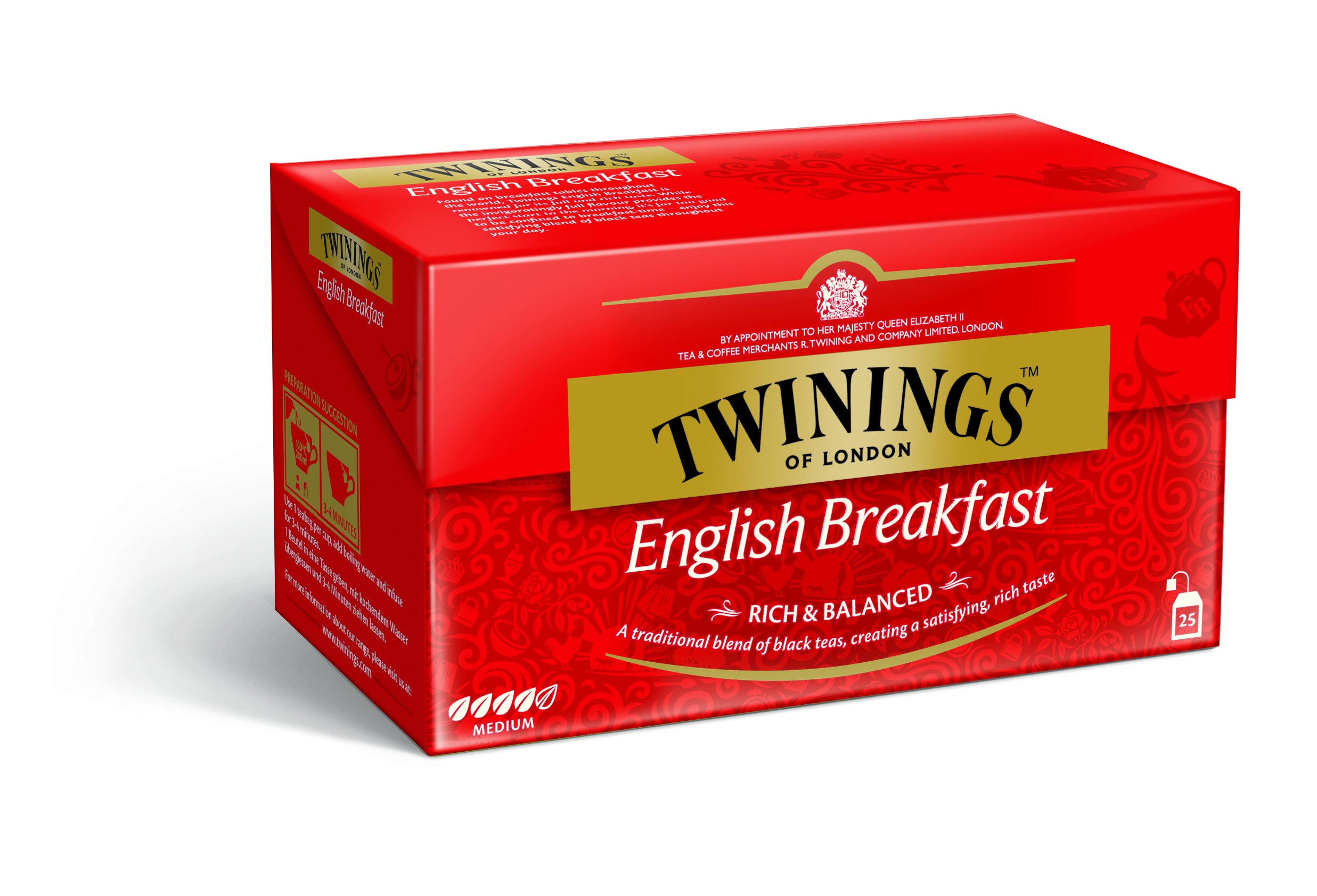 Twinings English Breakfast Tee 50g Schwarztee Tee Getränke