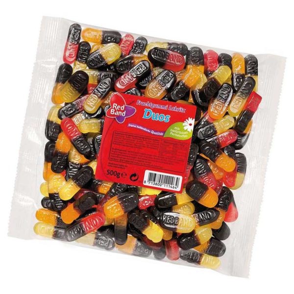 Red Band Fruchtgummi Lakritz Duos 500g