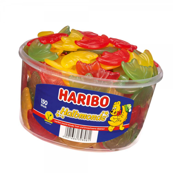 Haribo Halbmonde 150er Dose