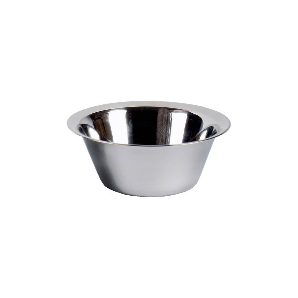Krüger Karl Schüssel Edelstahl, Silber, 28 cm