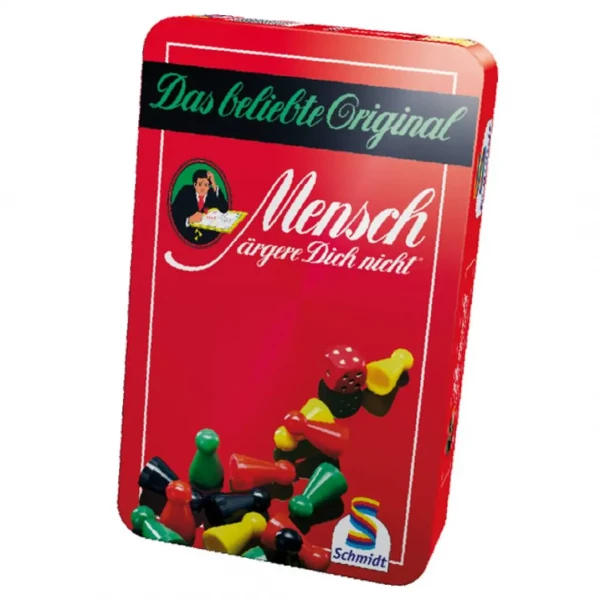 Mensch ärgere dich nicht Würfelspiel Metalldose