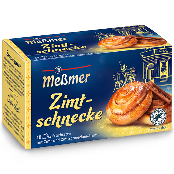 Meßmer Kuchen Tee Zimtschnecke 18er 45g