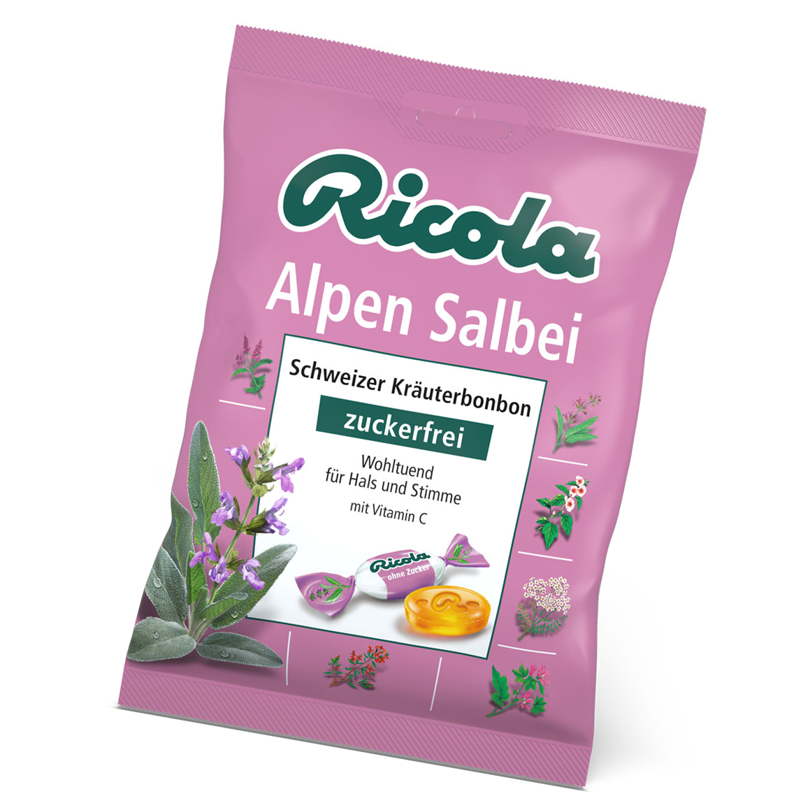 Ricola Salbei zuckerfrei 75g | Bonbons | Süßwaren | Nahrungsmittel | P ...