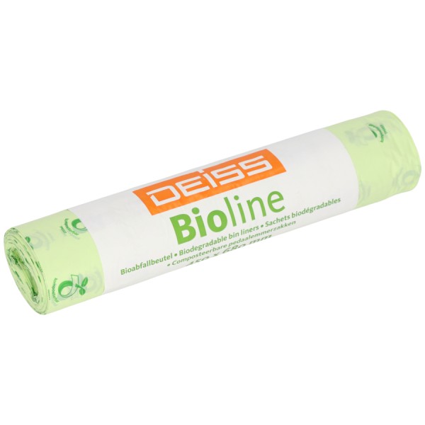 DEISS Bioline Abfallbeutel kompostierbar 60 L Bioabfallsack