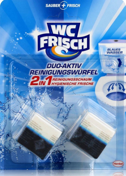 WC Frisch Duo-Aktiv Reinigungswürfel für Wasserkästen