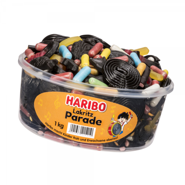 Haribo Lakritz Parade 1000g Dose