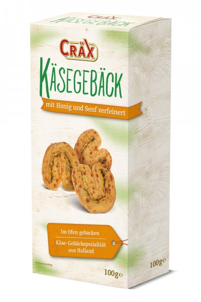 Cräx Käsegebäck mit Senf und Honig 100g