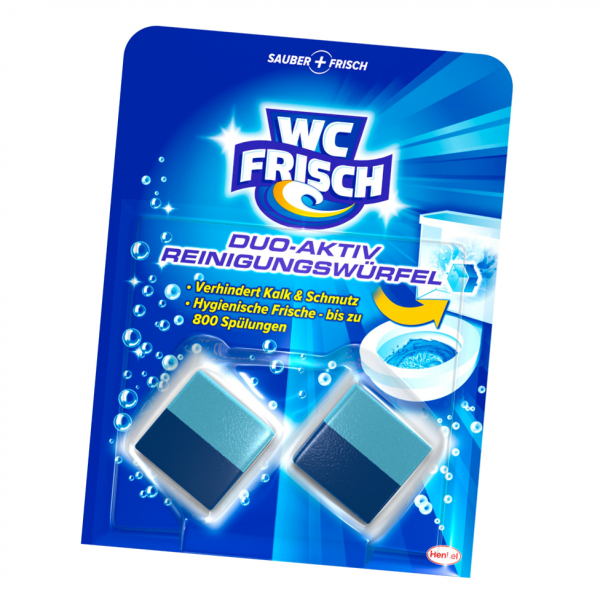 WC Frisch Duo-Aktiv Reinigungswürfel für Wasserkästen