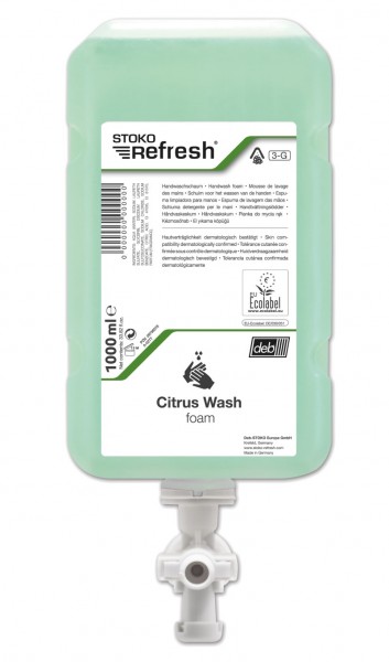 STOKO® Refresh Handwaschschaum GREEN LINE Citrus Wash 1000ml (3-G)