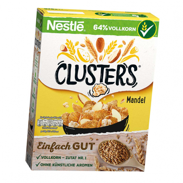 Nestle Clusters Mandel 375g