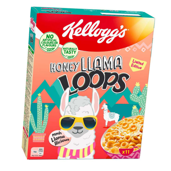 Kellog's Honey Bsss Loops 330g