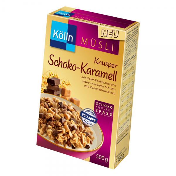 Kölln Müsli Knusper Schoko-Karamell 500g
