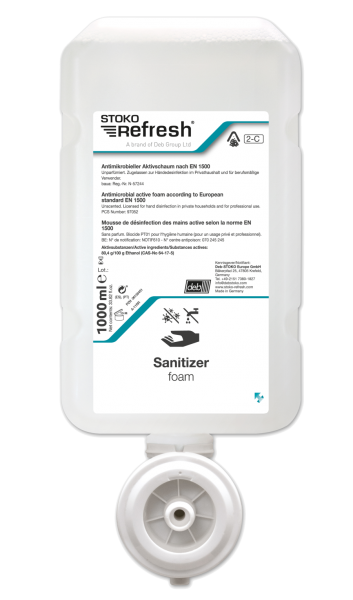 STOKO Refresh Sanitizer-Foam (2-C) Händedesinfektion 1000ml