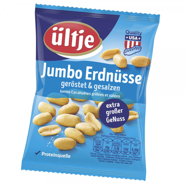 ültje Jumbo Erdnüsse geröstet & gesalzen 200g