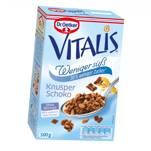 Vitalis w.süss Knusper Schoko 500g