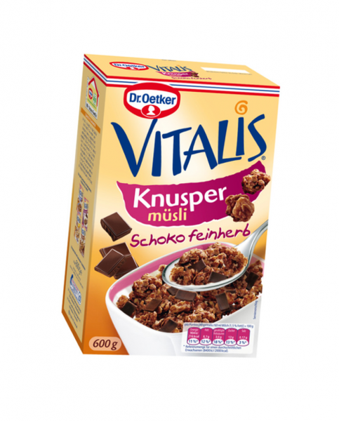 Vitalis Knusper Schoko feinherb 600g