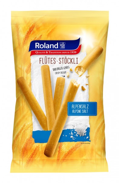 Roland Swiss Flûtes Stöckli Alpensalz 125g