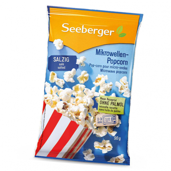 Seeberger Mikrowellen Popcorn salzig 90g