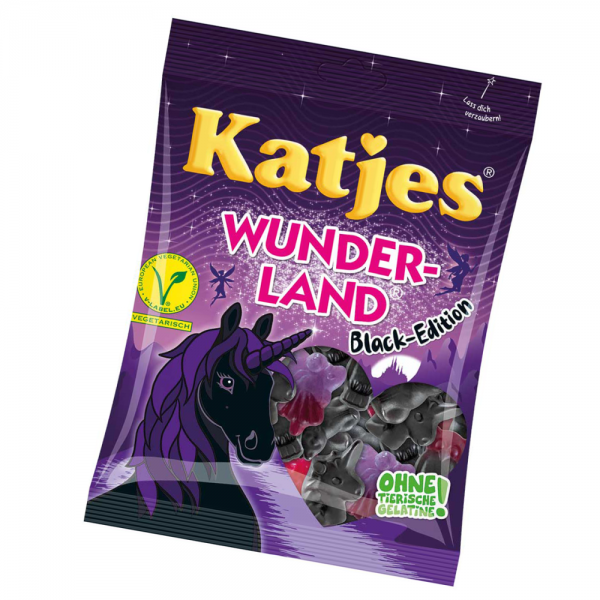 Katjes Wunderland Black 200g