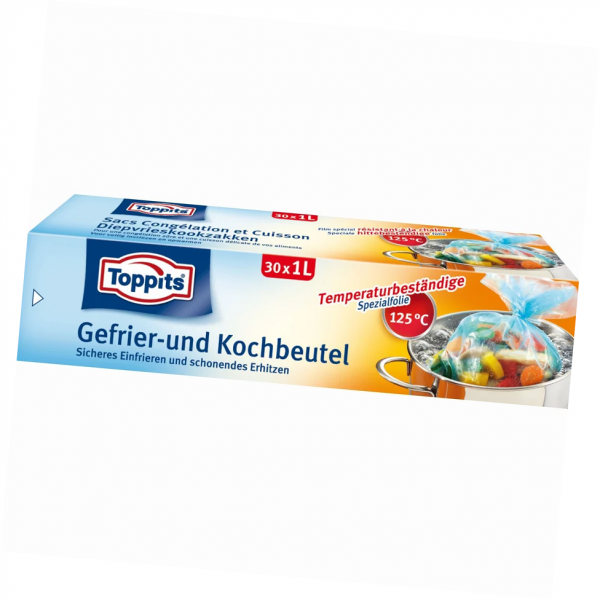 Toppits® Gefrier-Koch-Beutel 1 l 30 Stück