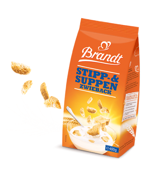 Brandt Stipp- und Suppenzwieback 400g